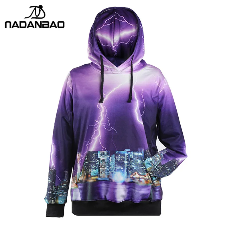 Женские толстовки с капюшоном и принтом Галактики модный костюм moletom уличный