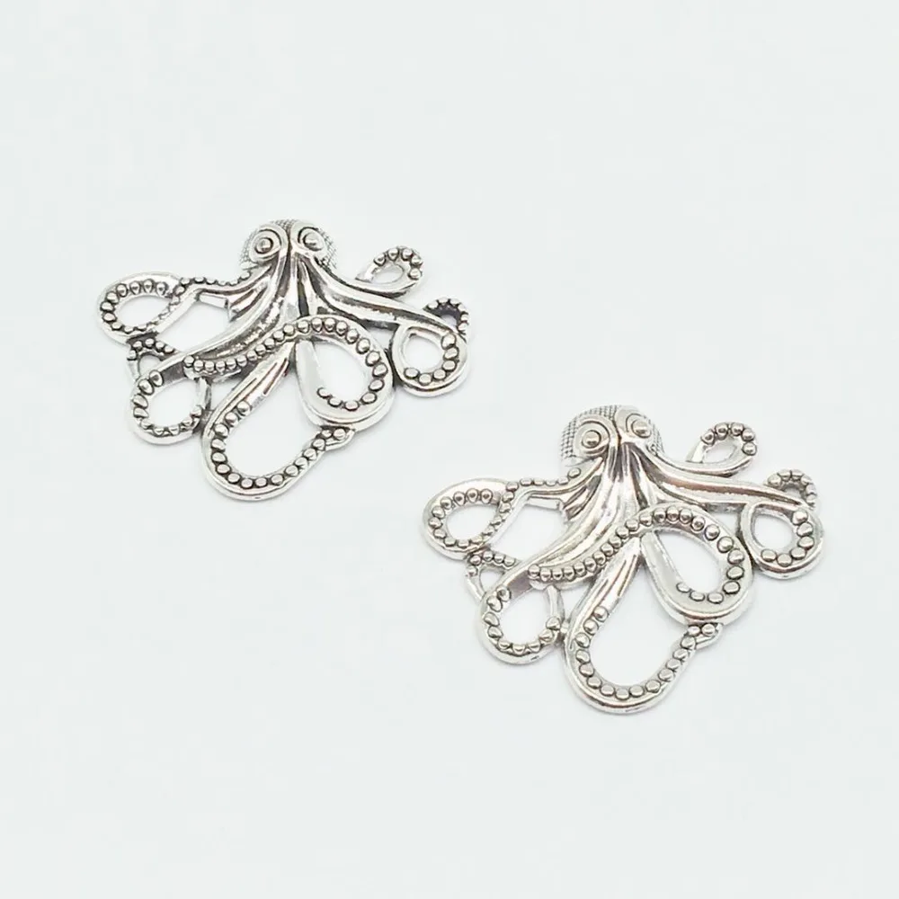 

6 шт., подвески-осьминоги для изготовления ювелирных изделий
