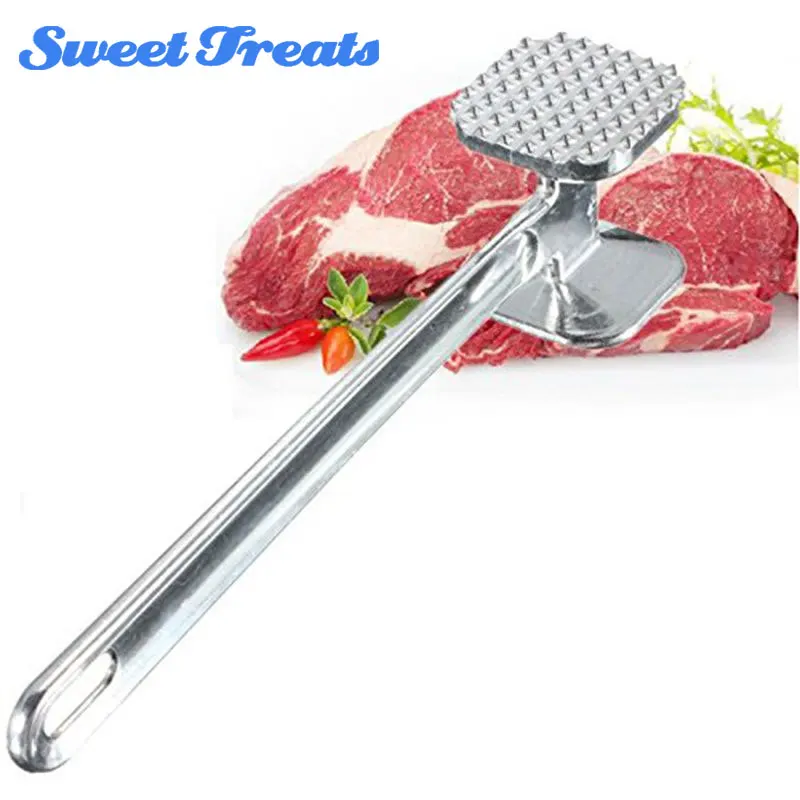 Металлический молоток для мяса из нержавеющей стали|meat mallet|meat tenderizer toolkitchen hammer |