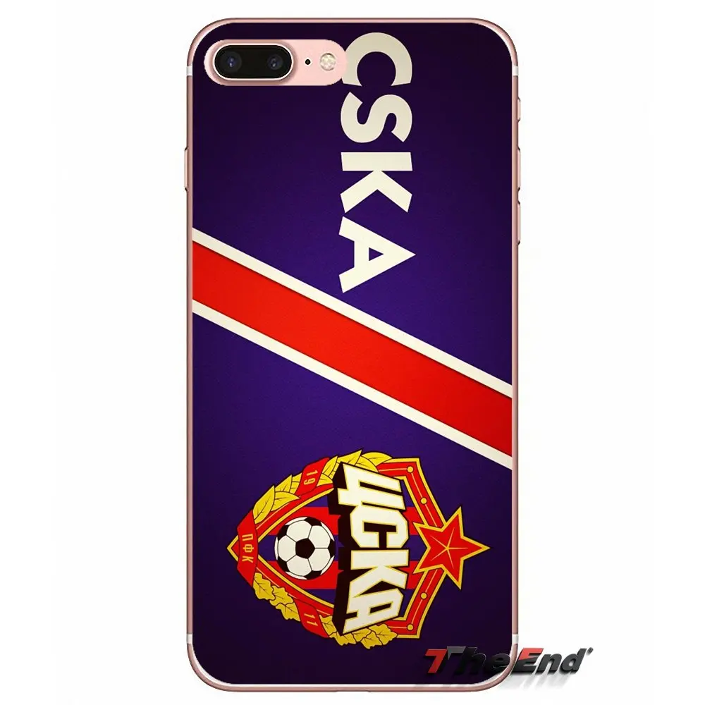 Soft TPU Case Moscow CSKA Primary Logo Russia For HTC U11 One M7 M8 A9 M9 M10 E9 Desire 630 530 626 628 816 820 Motorola G G2 G3 | Мобильные
