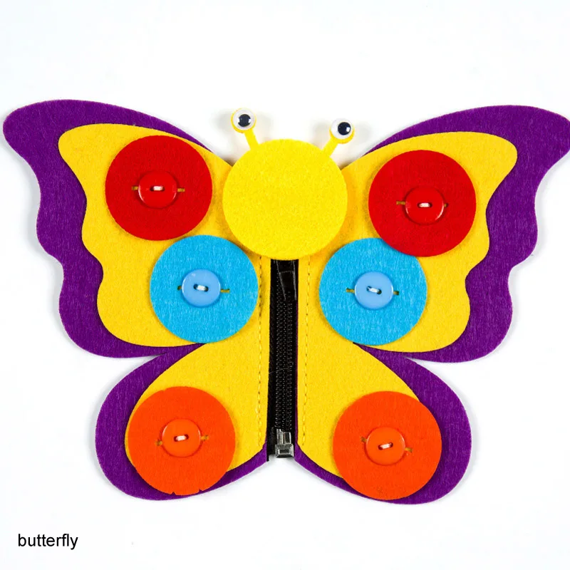 butterfly Поделки, лесные животные, тема ручной работы, войлок, набор для вырезания детей, родителей, сотрудничество, детская игрушка, нетканый материал, ткань ручной работы - Цвет: butterfly