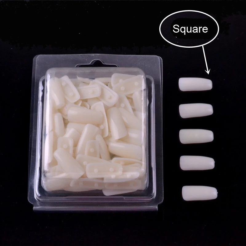 1 шт. натуральные накладные ногти + основа лотоса для нейл-арта пластиковый