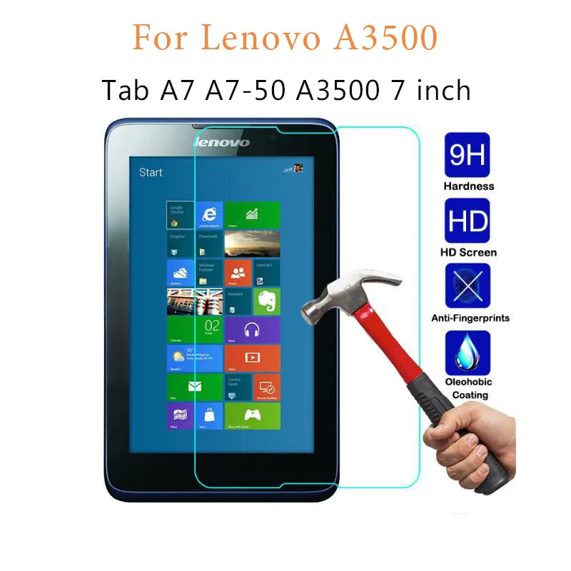 Чехол из закаленного стекла для Lenovo A3300 A3500 Tab A7 7 дюймов защитная пленка экрана