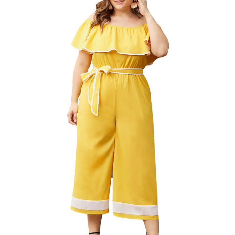 Летние комбинезоны 4XL 5XL 6XL 7XL объем груди 140 см талии 112-140 бедер женские большого