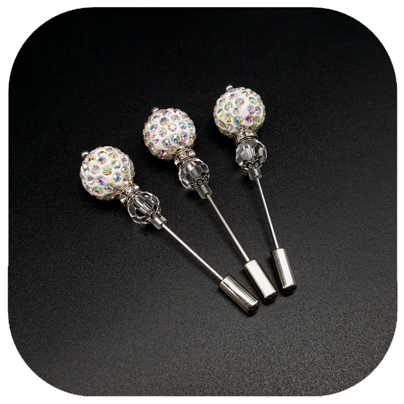 AB цвет стразы брошь из шариков булавки/хиджаб булавки для модного женского