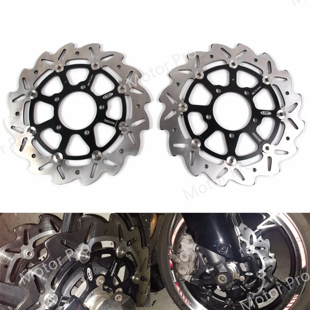 Для Kawasaki Z1000 2007-2013 спереди мотоциклетные тормозного диска Аксессуары для мотоциклов Z 1000 ABS 2008 2009 2010 2011 2012 Z750 ER6N