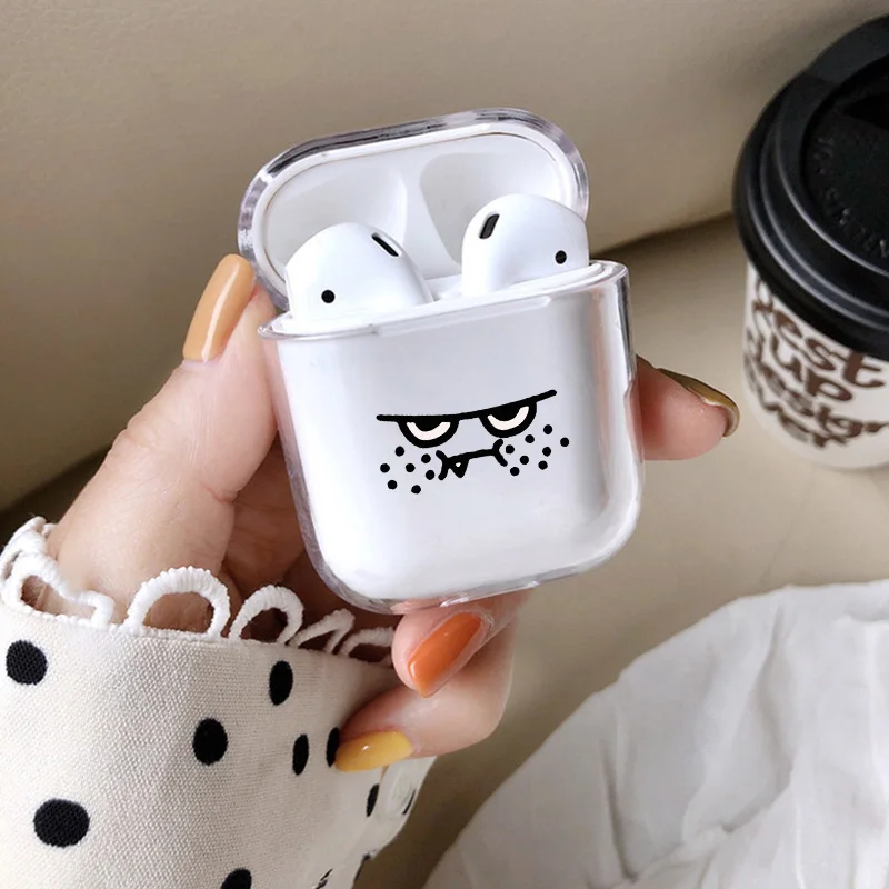 Милый чехол для Apple airpods с мультяшными персонажами беспроводные Bluetooth наушники
