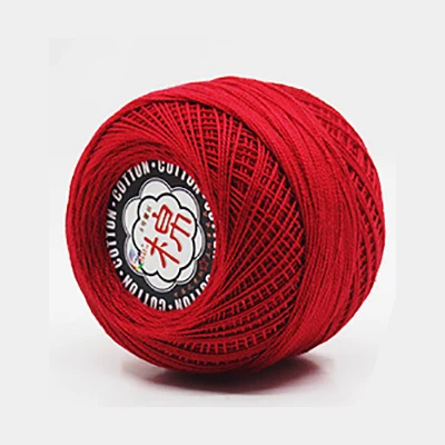 17 Розничная 50 г/шар 8# 2ply DIY цветная тонкая кружевная пряжа для вязания крючком пряжа хлопок пряжа для ручного вязания нить швейная машина линия JK468 - Цвет: 17