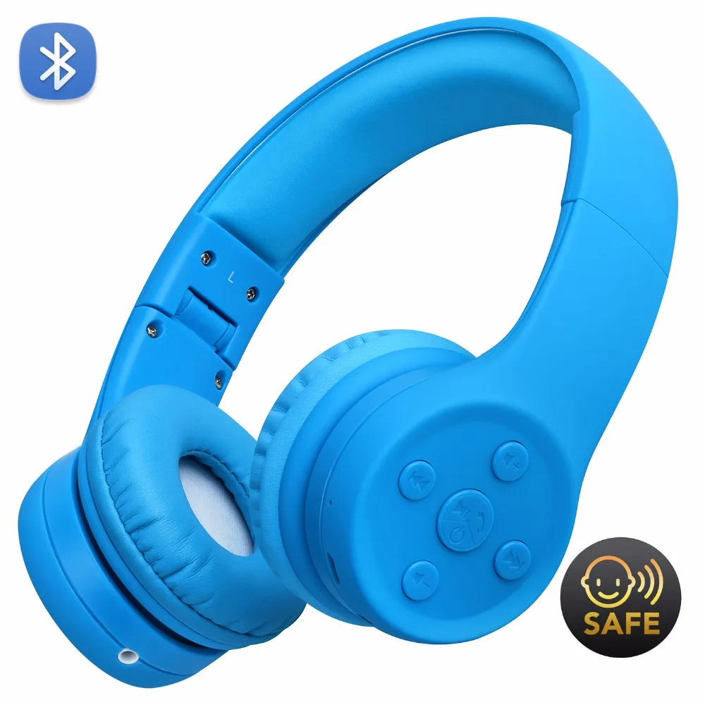 JINSERTA, Bluetooth наушники, портативные детские наушники с микрофоном, Складная регулируемая повязка на голову, гарнитура для детей, рождественские подарки
