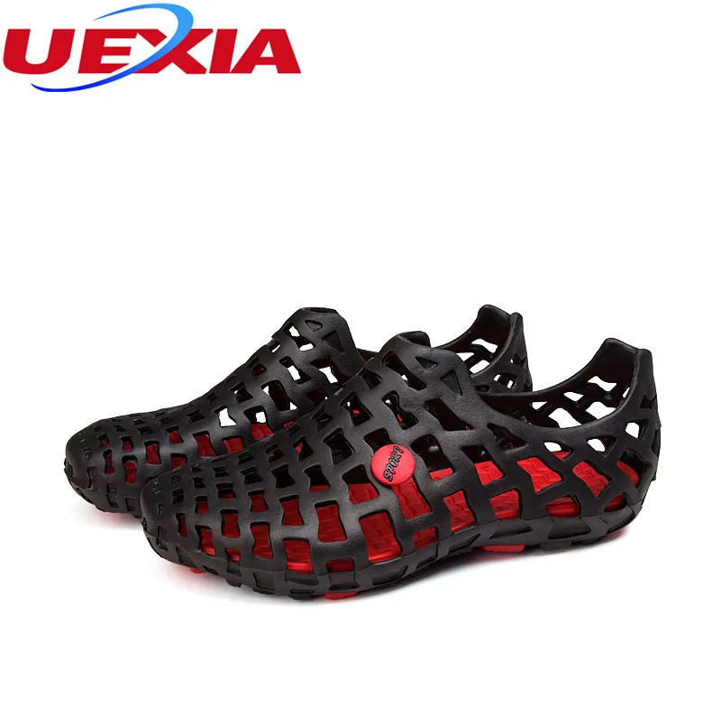 Сандалии UEXIA мужские с перфорацией дышащие босоножки без задника Нескользящие
