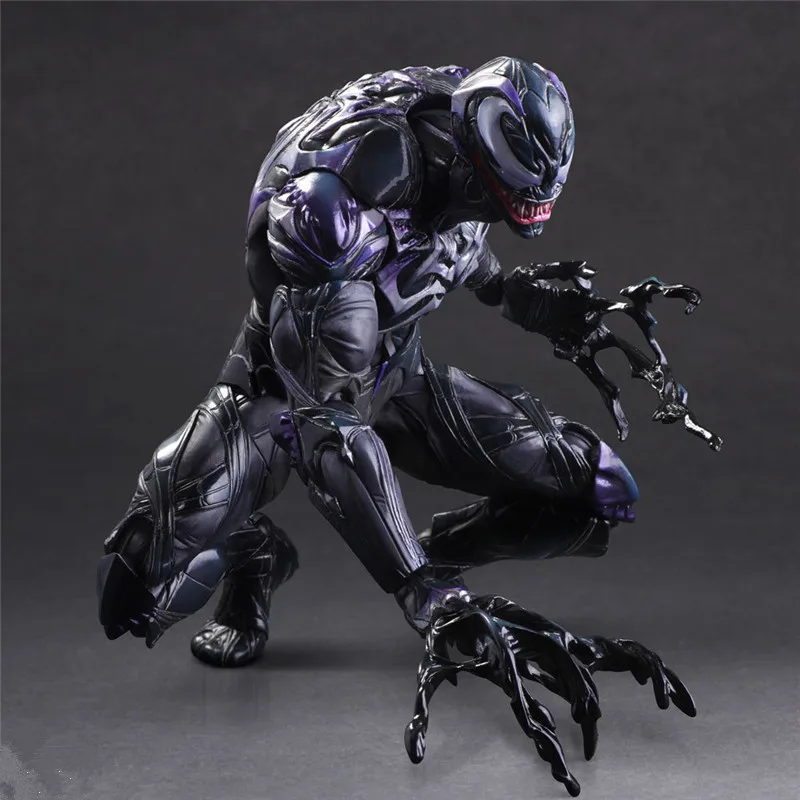 Moive черная Фигурка Человека паука Venom Spride Коллекция Модель игрушки Play Arts фигурка