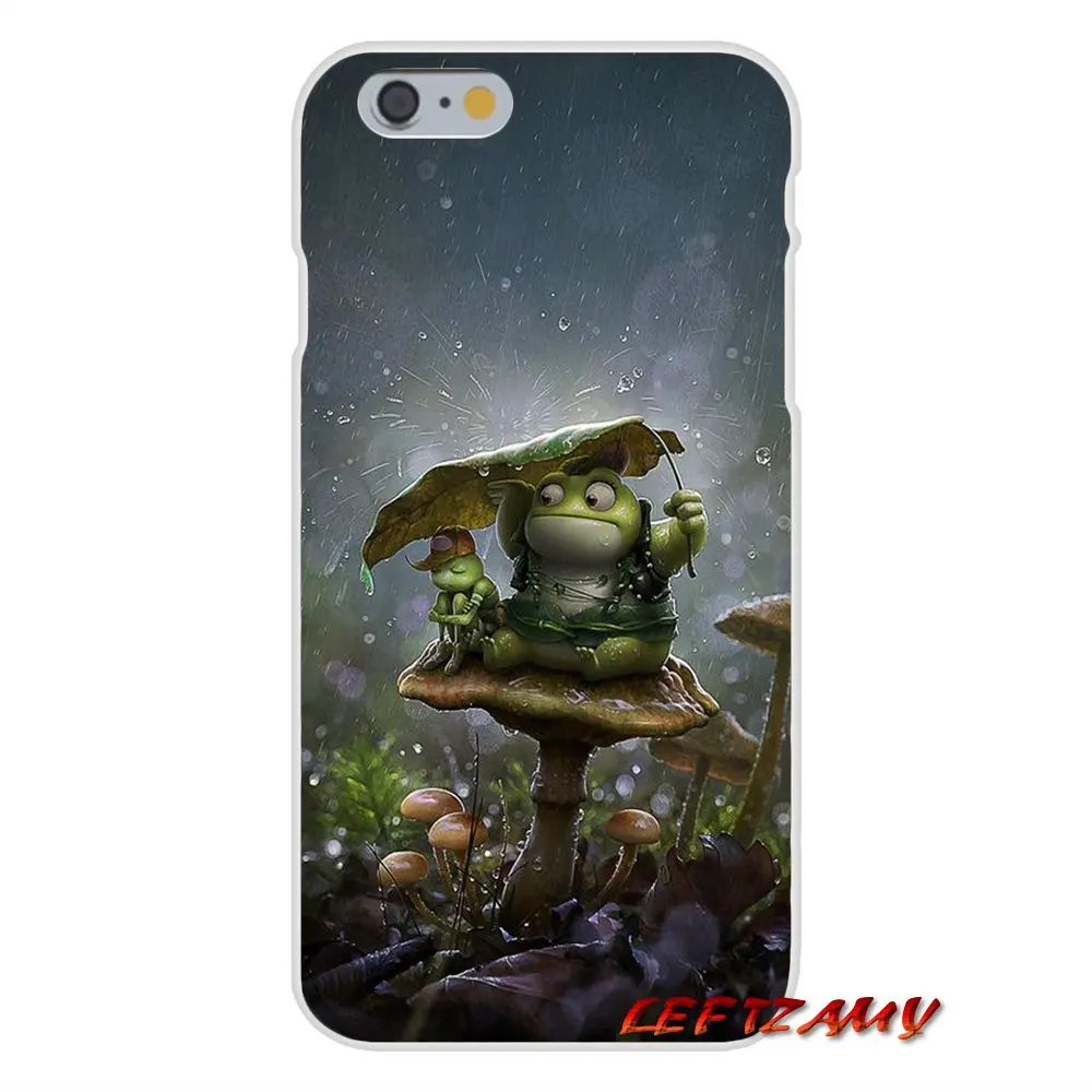 Мультяшная милая зеленая лягушка для iPhone X XR XS MAX 4 4S 5 5S 5C SE 6 6S 7 8 Plus Аксессуары чехлы