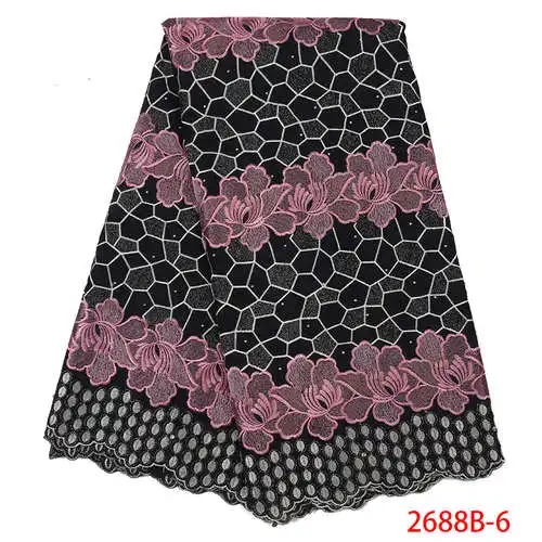 Picture -6 Швейцарская вуаль кружева в швейцарском стиле Tissu Dentelle синие нигерийские кружевные ткани африканские платья для женщин швейцарская кружевная ткань NA2688B-1 - Цвет: Picture -6