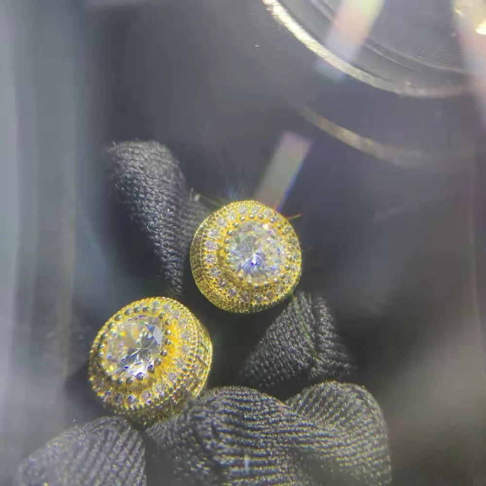 В стиле хип хоп установкой коготь кубический цирконий Bling лед из ювелирных