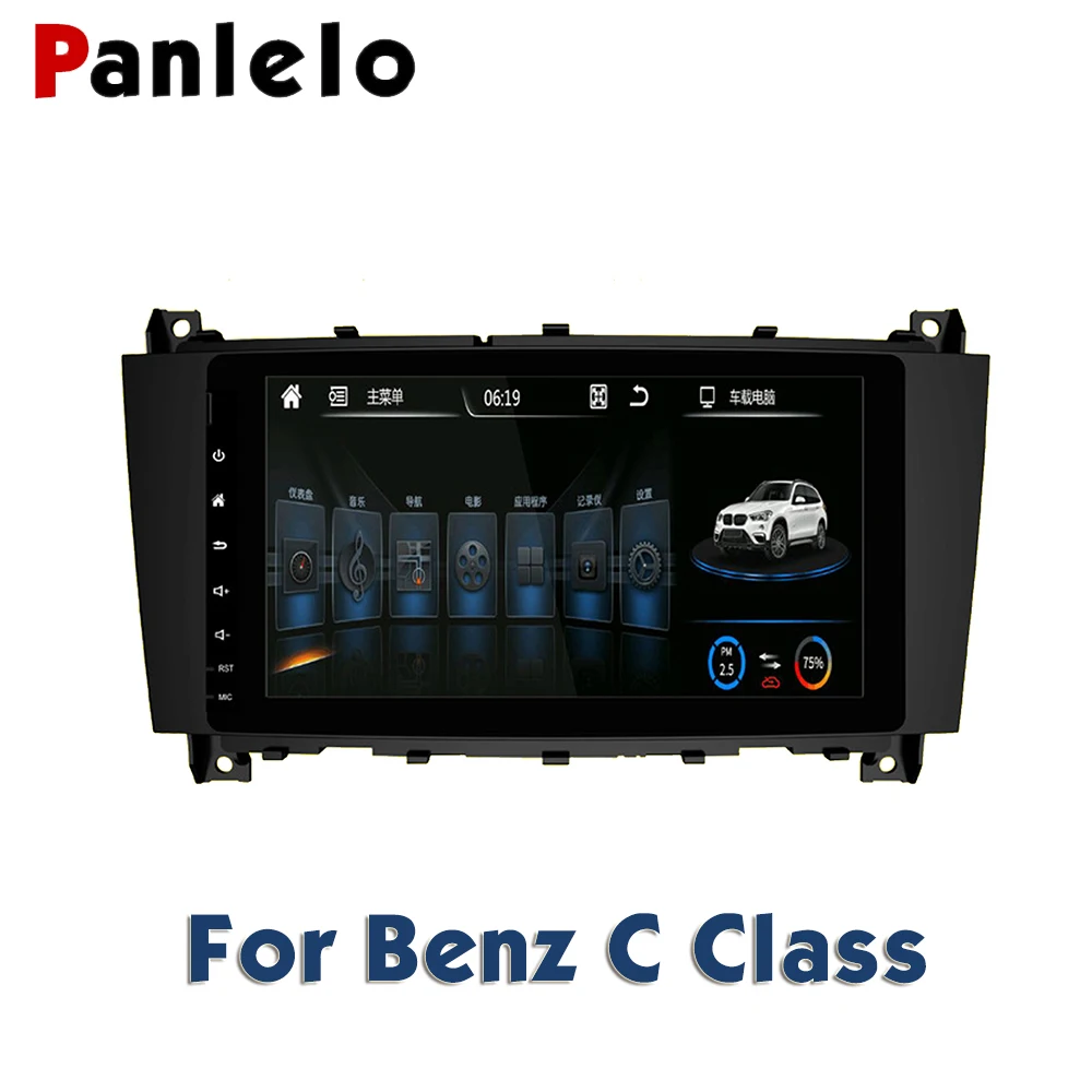 Автомобильный DVD GPS Panlelo Bluetooth-навигатор для Mercedes Benz Android 6 0 clk w 209 | Автомобили и
