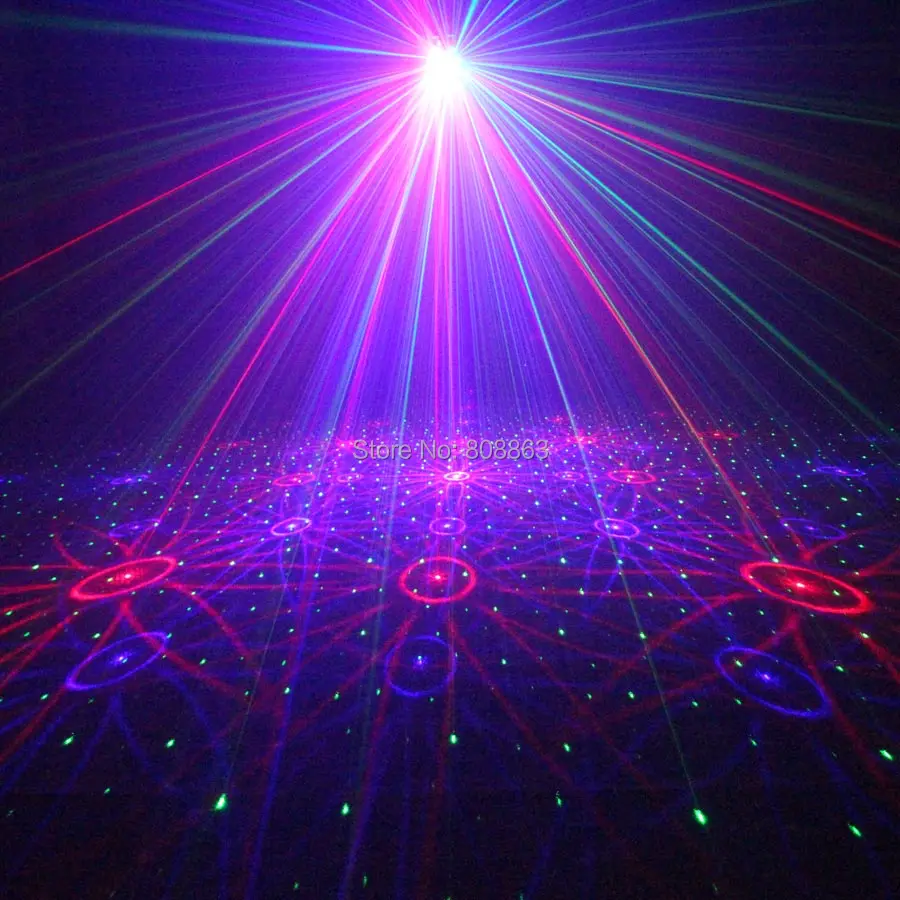 ESHINY мини RGB лазер 2 линзы 12 узоров проектор семейные вечерние бар DJ праздник диско Рождество танец сценический светильник ing светильник N65T157
