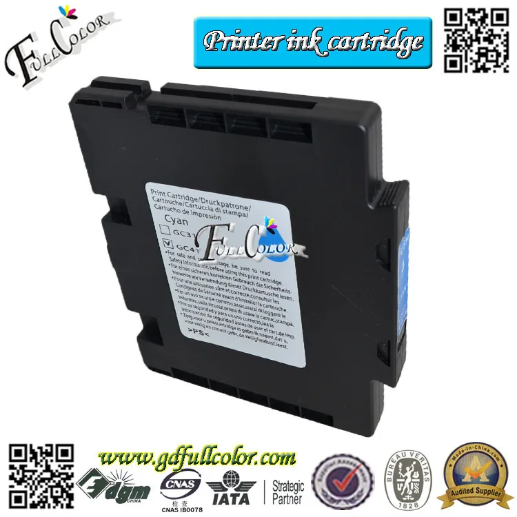 40 шт. в наборе GC41 сублимационный картридж с чернилами для Ricoh G3100 SG2100 SG2010L SG3110DNW