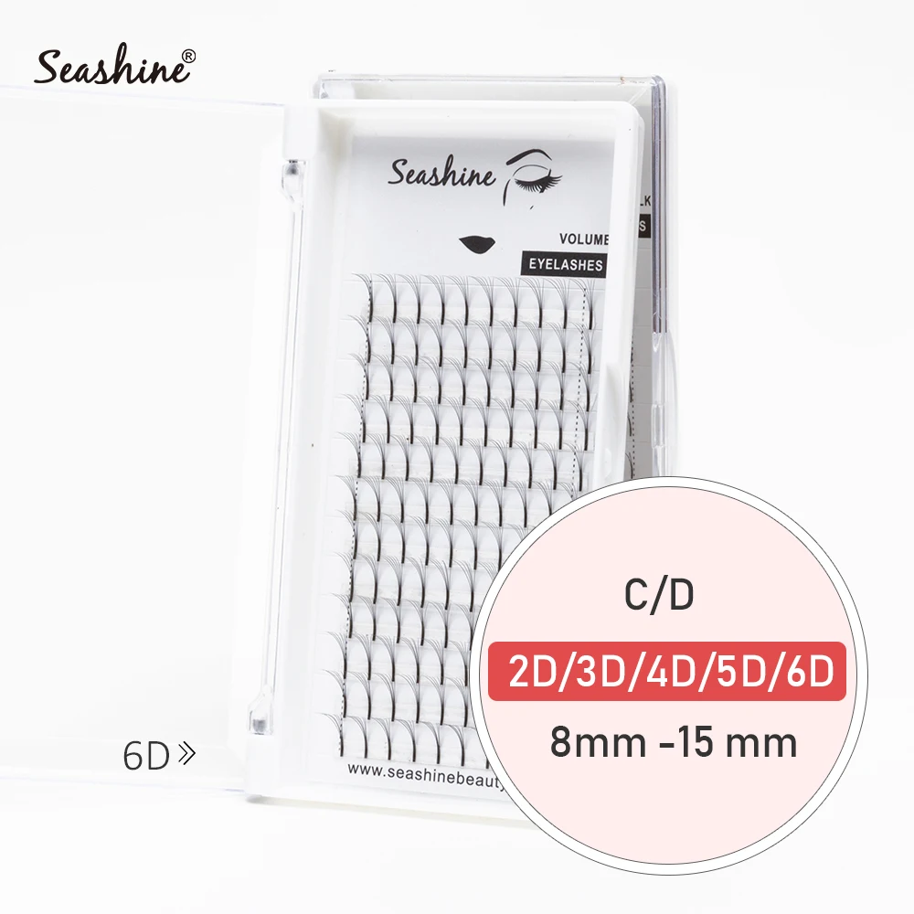 

12 Lines Pre Tray Silk Cilios Soft Individual Eye lash Extensions FBA Semi Permanent Individual Eyelash Extensions Free shipping