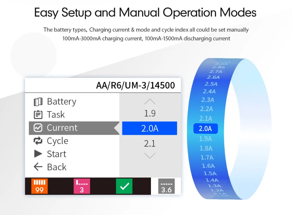 ISDT C4 8A сенсорный экран умный аккумулятор зарядное устройство экран с USB выходом для 18650 26650 AA AAA батарея для режима RC