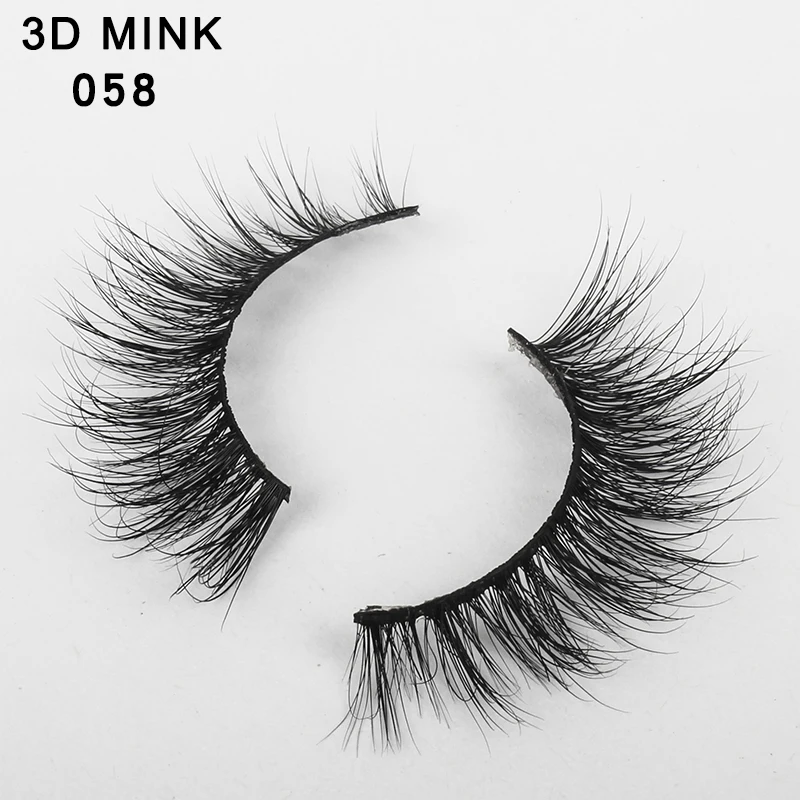 3D норки ресницы мягкие Крест грязные Макияж Накладные моды банкет природных