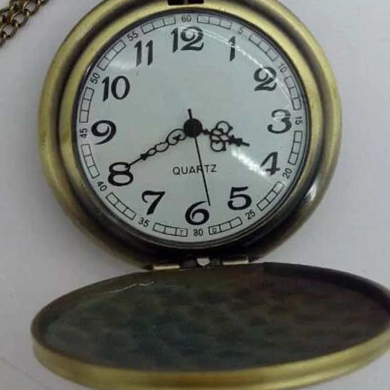 Гарри Поттер Ретро Карманные Часы Бронза Большой Ковбой Список карманные часы