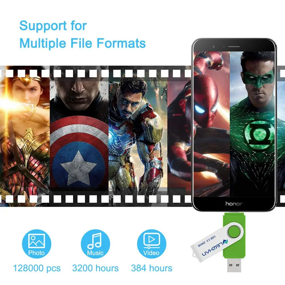 Флэш накопитель LEIZHAN USB C для телефона Android 256 ГБ флэш 3 0 64 32 16 высокоскоростной 128 C|USB