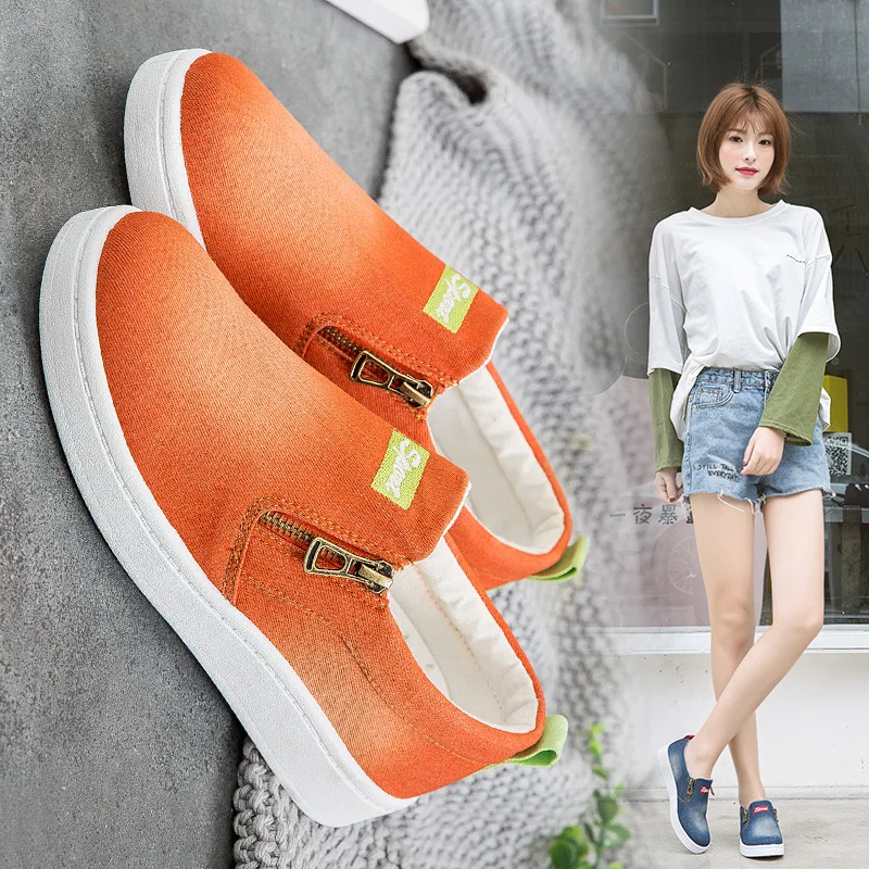 Повседневная женская обувь модная парусиновая Zapatos De Mujer корейский стиль