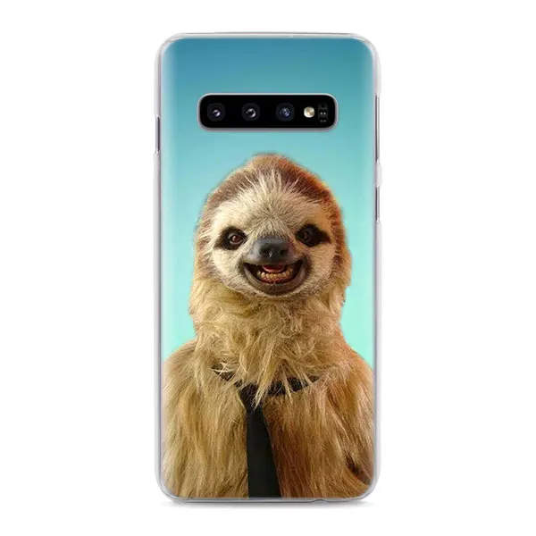 08 Yoga лень Роза телефон чехлы для samsung Galaxy S10e S10 S8 S9 плюс M10 M20 M30 A50 S6 S7 края Жесткий Чехол - Цвет: 08