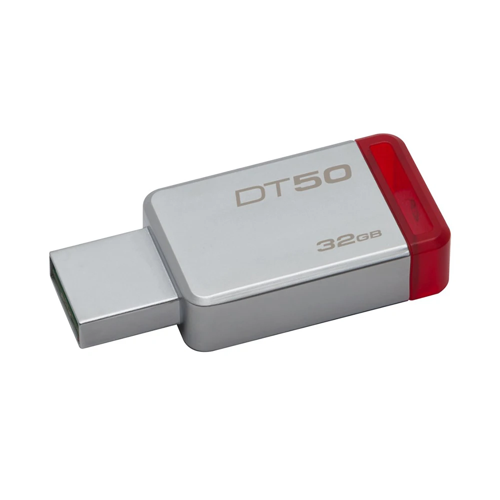 Kingston DataTraveler DT50/32 GB-память (USB 3 0 DE 32 GB usb type-A Tipo Llave) color Plata y Rojo | Компьютеры и офис