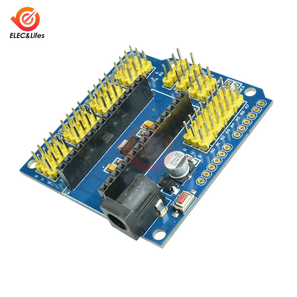 NANO I/O IO датчик расширения щит модуль для Arduino UNO R3 Nano V3.0 3 0 контроллер совместимая