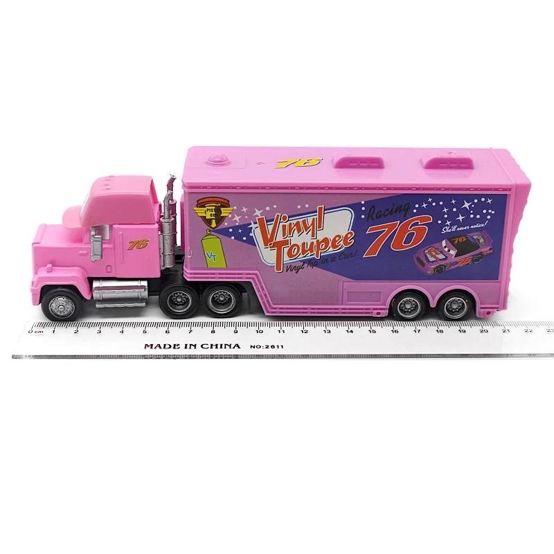 

Disney Pixar Cars No.76 Mark Truck Vinyl Toupee 1:55 Diecast Metal Alloy And Plastic Modle Car Toys Gifts For Children