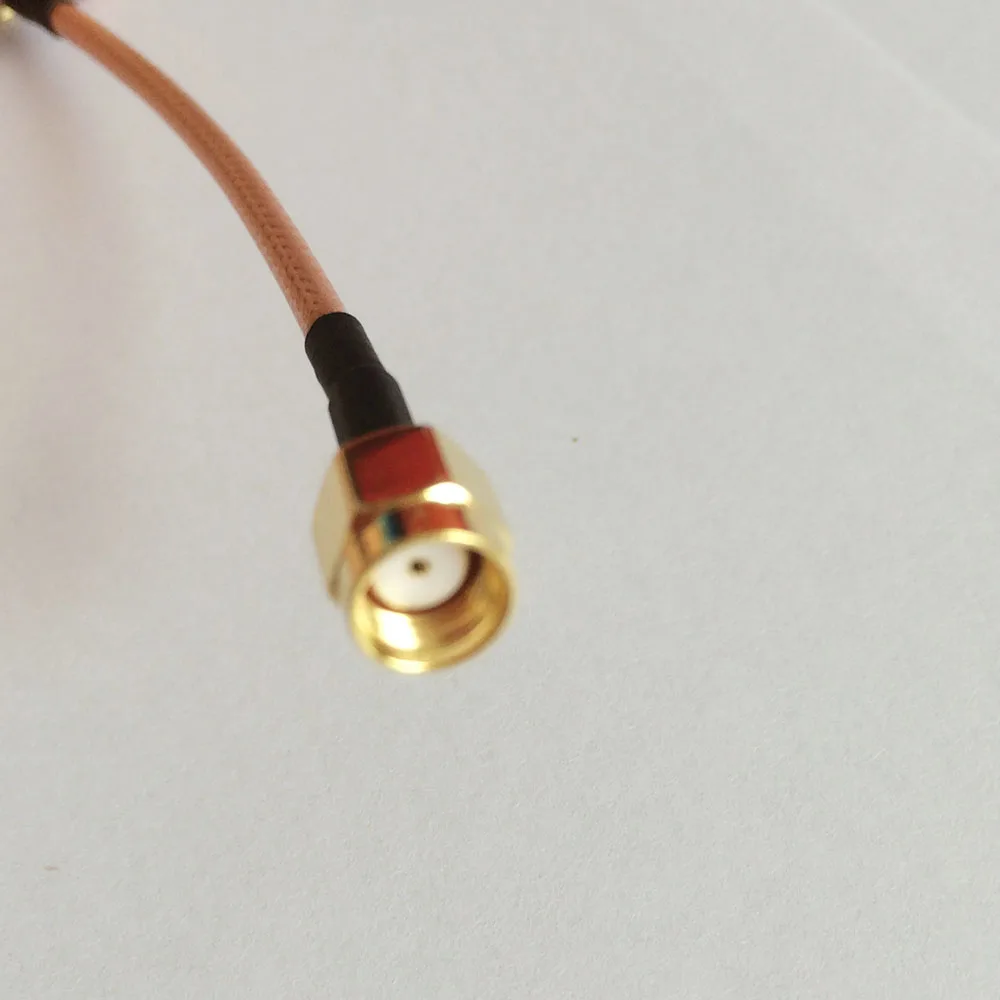ALLISHOP 10 см RP SMA Male to Female прямой обжим 50-1 5 двойной экранированный посеребренный