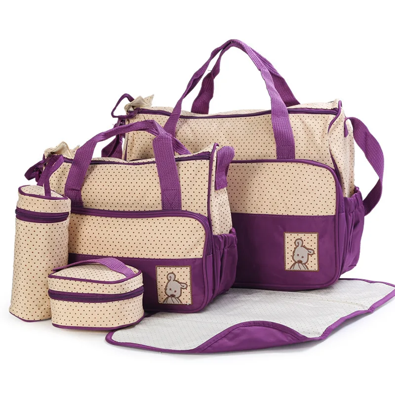 5 шт. детские сумки для подгузников костюмы мам держатель детской бутылочки