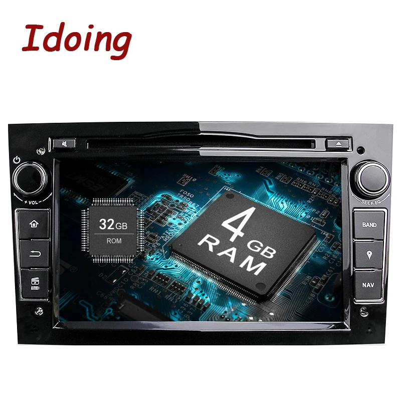 Idoing 2Din радио автомобильный DVD мультимедийный плеер подходит Opel Vectra Corsa D Astra H рулевое колесо Android9.0 аудио сенсорный экран видео