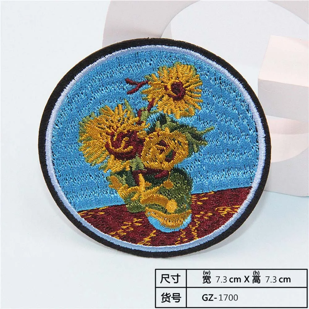 

Fabric Embroidered Flower Cactus Patch Clothes Stickers Bag Sew Iron On Applique DIY Apparel Sewing Clothing Accessories BU192