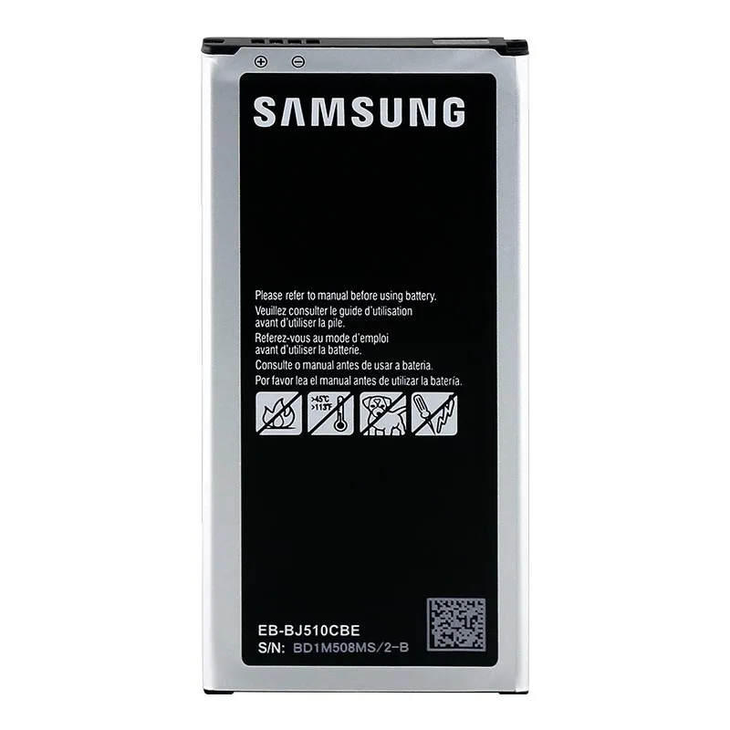 Samsung оригинальная замена Батарея для Galaxy J5 2016 Edition J510 J510FN J510F J510G 3100 мА/ч EB BJ510CBE|battery