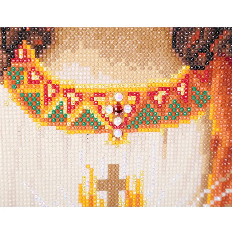 

DPF 5d round full diamond painting cross stitch gift Religious needlework Special Shaped Diamond Embroidery arts crafts sewing