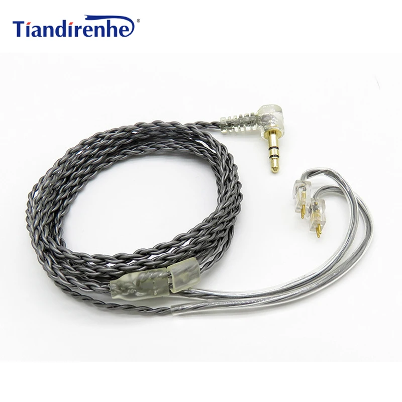 0.78mm 2 pin for Logitech UE TF10 TF15 5pro SF3 Earphones Upgraded Replacement Cable Headset Cables iphone 7 xiaomi mp3 | Электроника