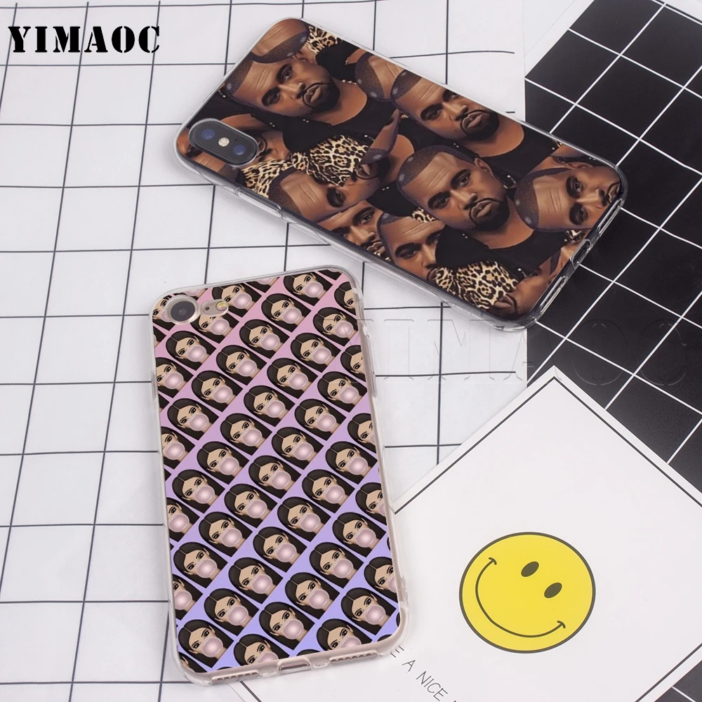 Силиконовый чехол YIMAOC Кардашьян Кайли Дженнер Канье для Huawei Honor Y7 Y9 8C P smart prime 2018