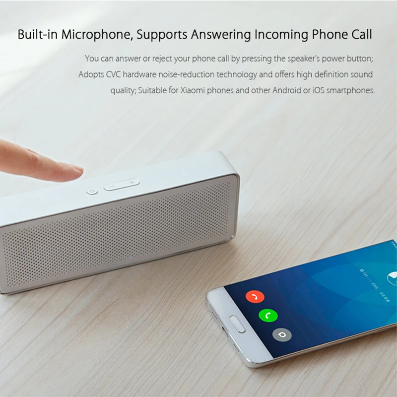 Xiaomi Square Box 2 возможный динамик громкой связи Bluetooth 4 Громкоговоритель беспроводной