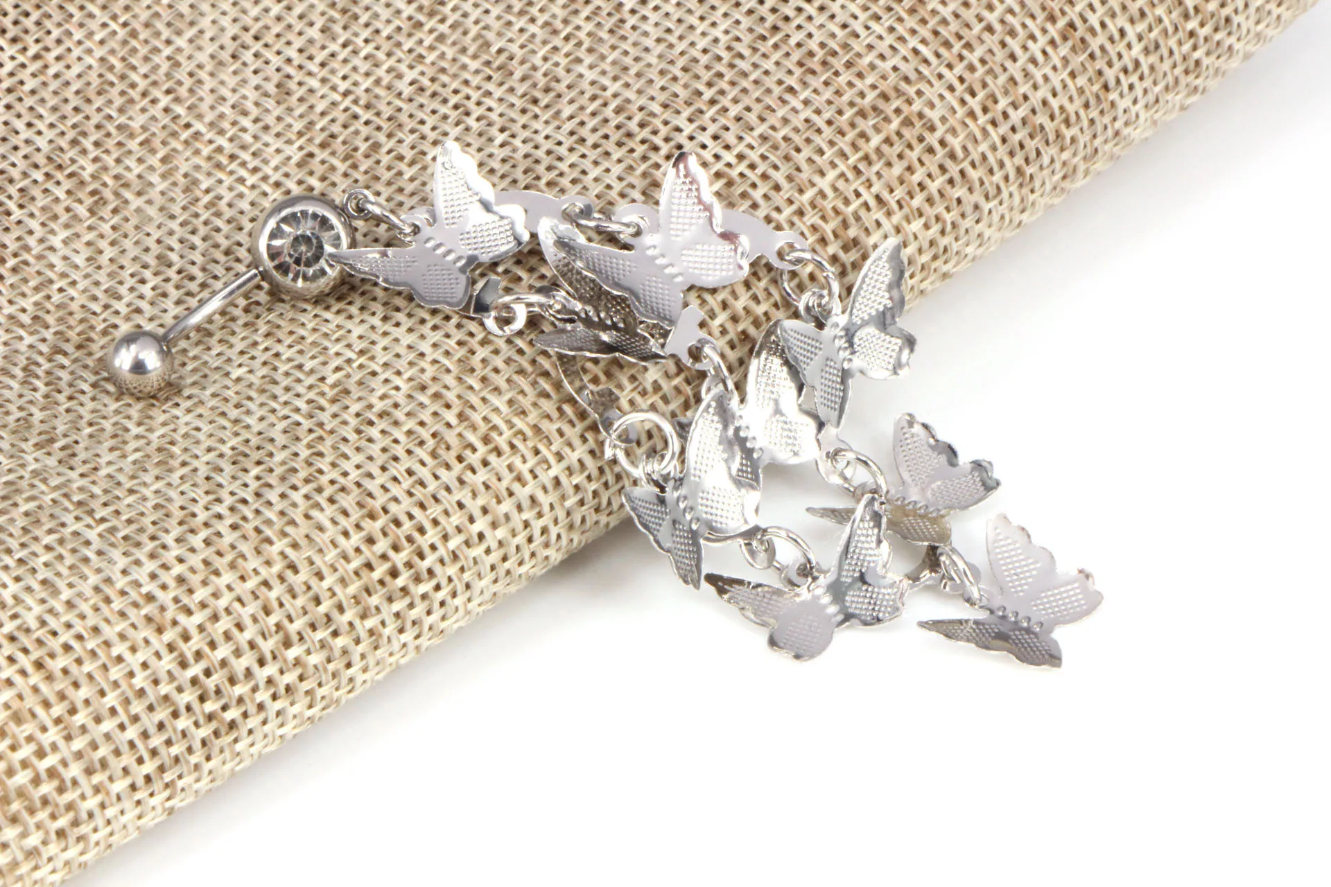 Нержавеющая сталь ногтей кисточкой кольца пупка пряжки человеческое кольцо для