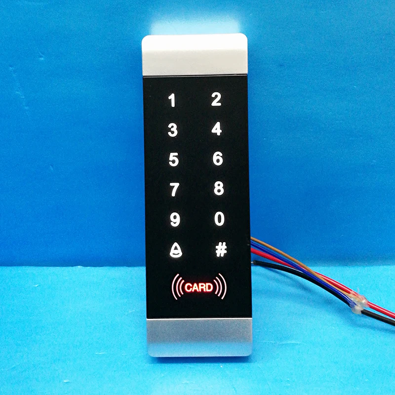 Полная сенсорная клавиатура система контроля допуска к двери 125 кГц Rfid карта