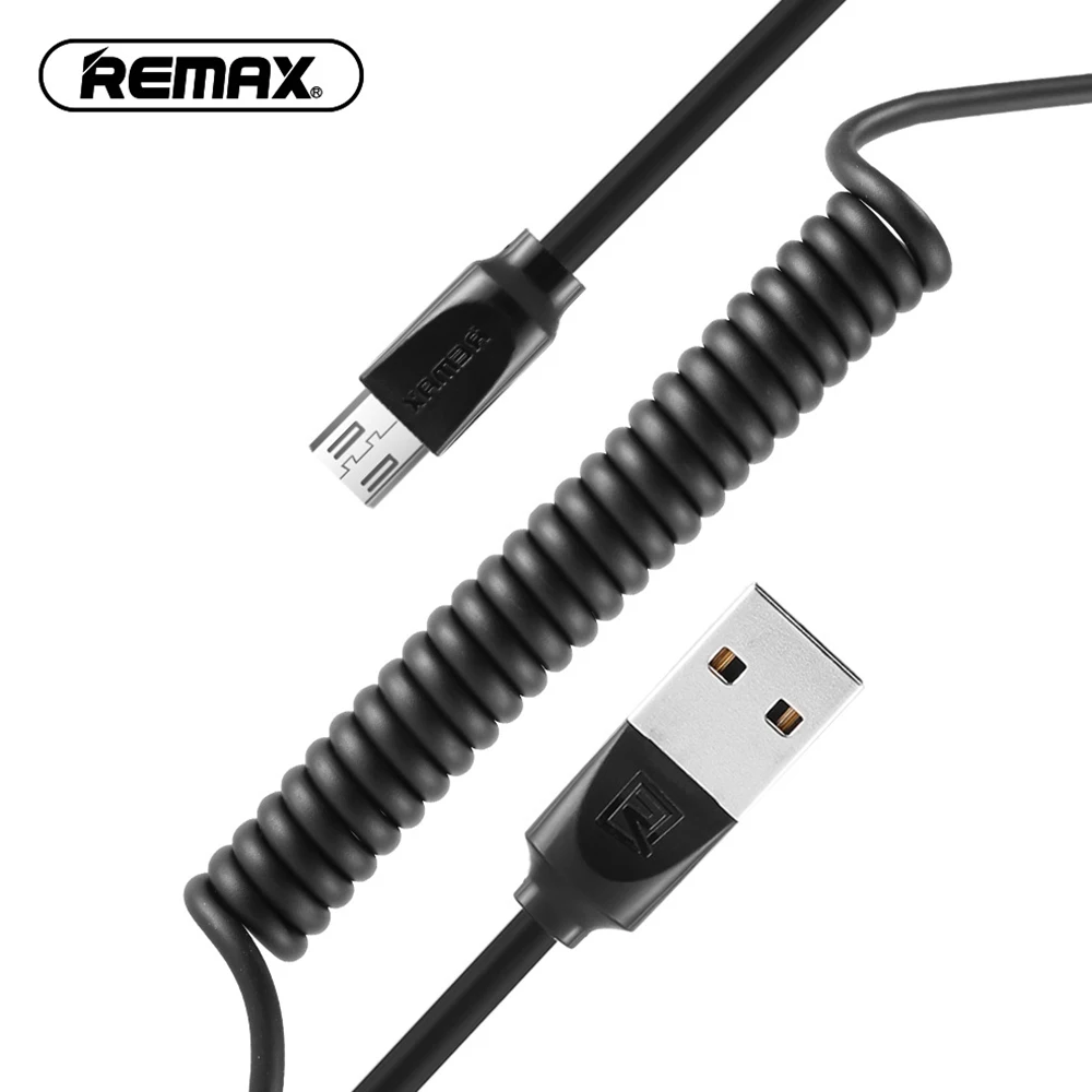 Remax гибкий эластичный растягивающийся Micro USB кабель для передачи данных 2 4 A