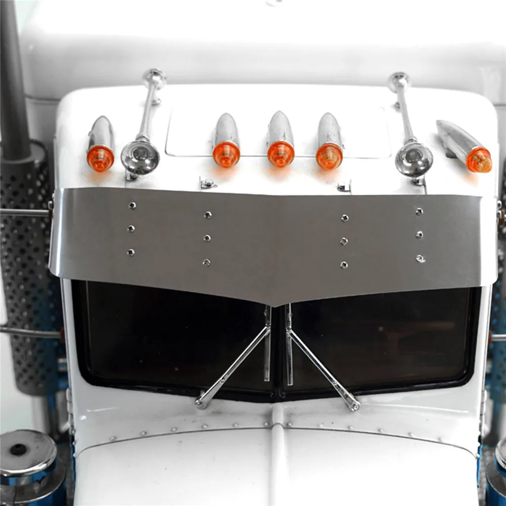 Металлические аксессуары для модернизации козырек Запчасти RC 1/14 DIY TAMIYA по супер