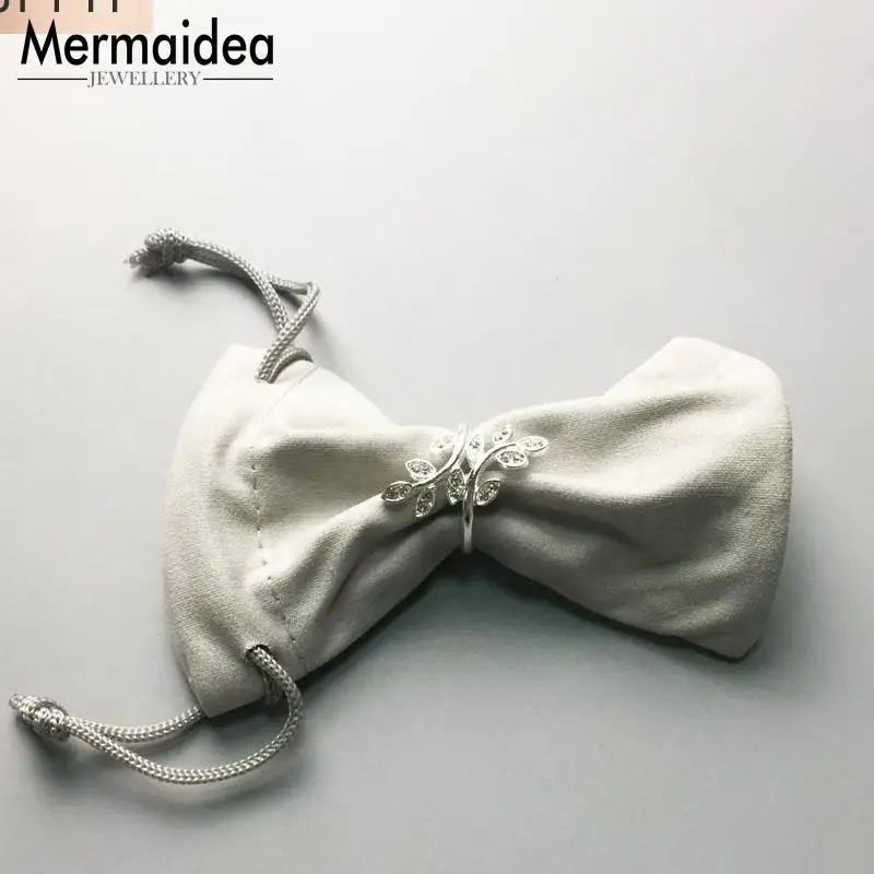 Кольцо Tendrils маленькое дерево серебряное покрытие Романтический Модный подарок