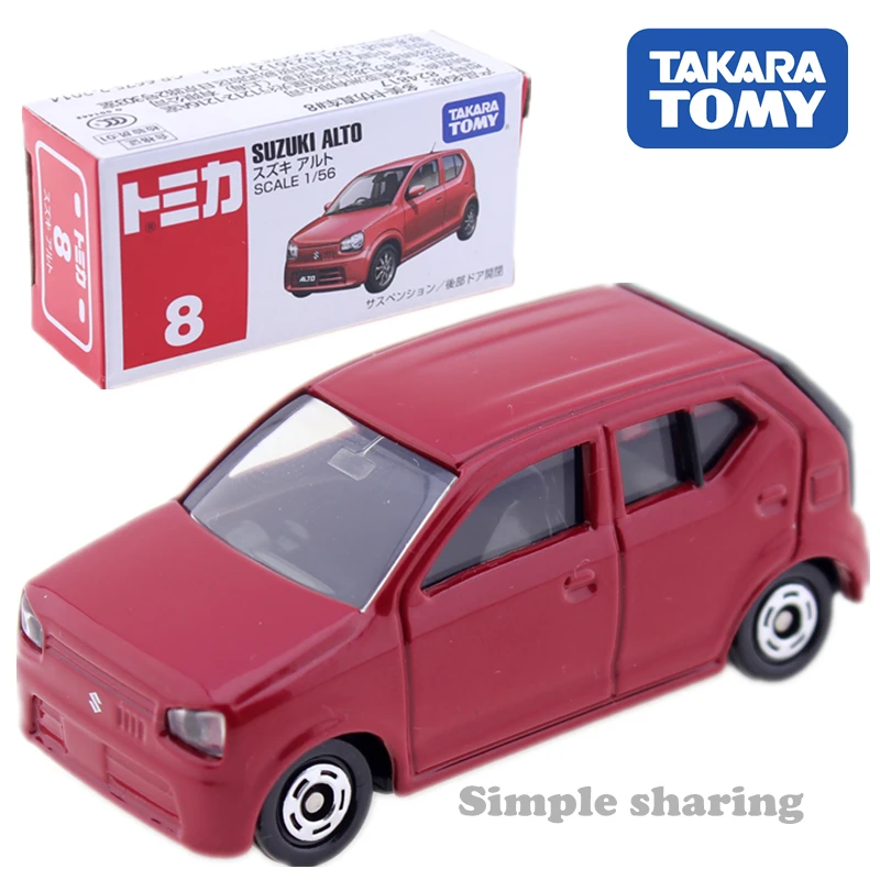 Набор моделей Takara TOMY Tomica No.8 модель SUZUKI ALTO 1/56 миниатюрная игрушечная машинка для