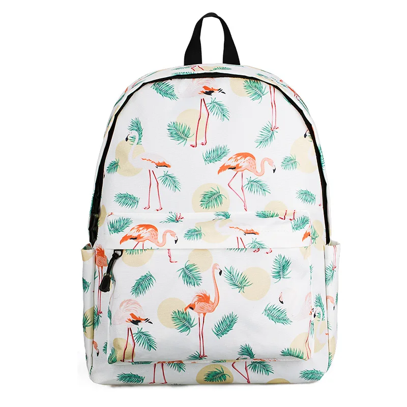 

Flamingo Fashion Waterproof Women Backpack Teenager Girl Kawaii BookBag Laptop Rucksack Cute Student School Bag Mochila Female