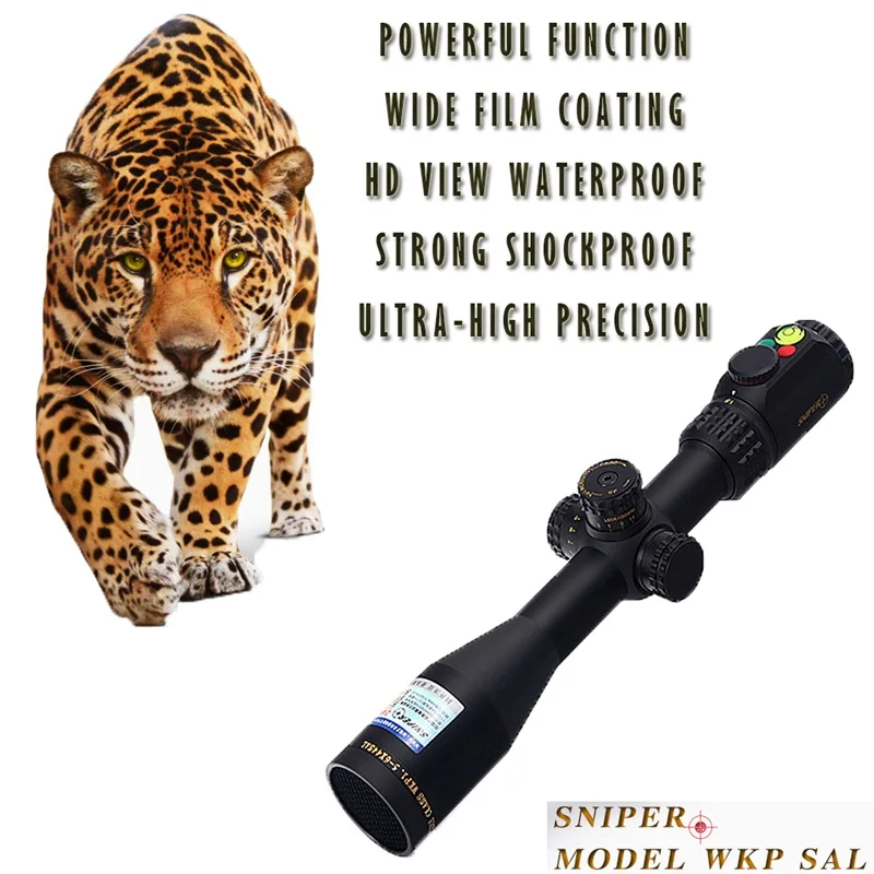 Снайпер wkp 6-24x50 тактический прицел для AirRifle снайперская охотничья Оптика прицел охотничьи прицелы военное использование HD вид