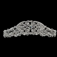 rhinestone wedding crowns austrian crystals vintage tiaras for bridal hair jewelry accessories women birthday crown cr15006