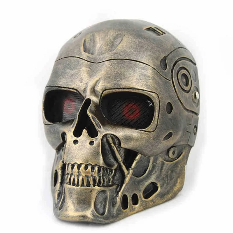 Маски Терминатора страйкбольная маска черепа Хэллоуин страшные маски